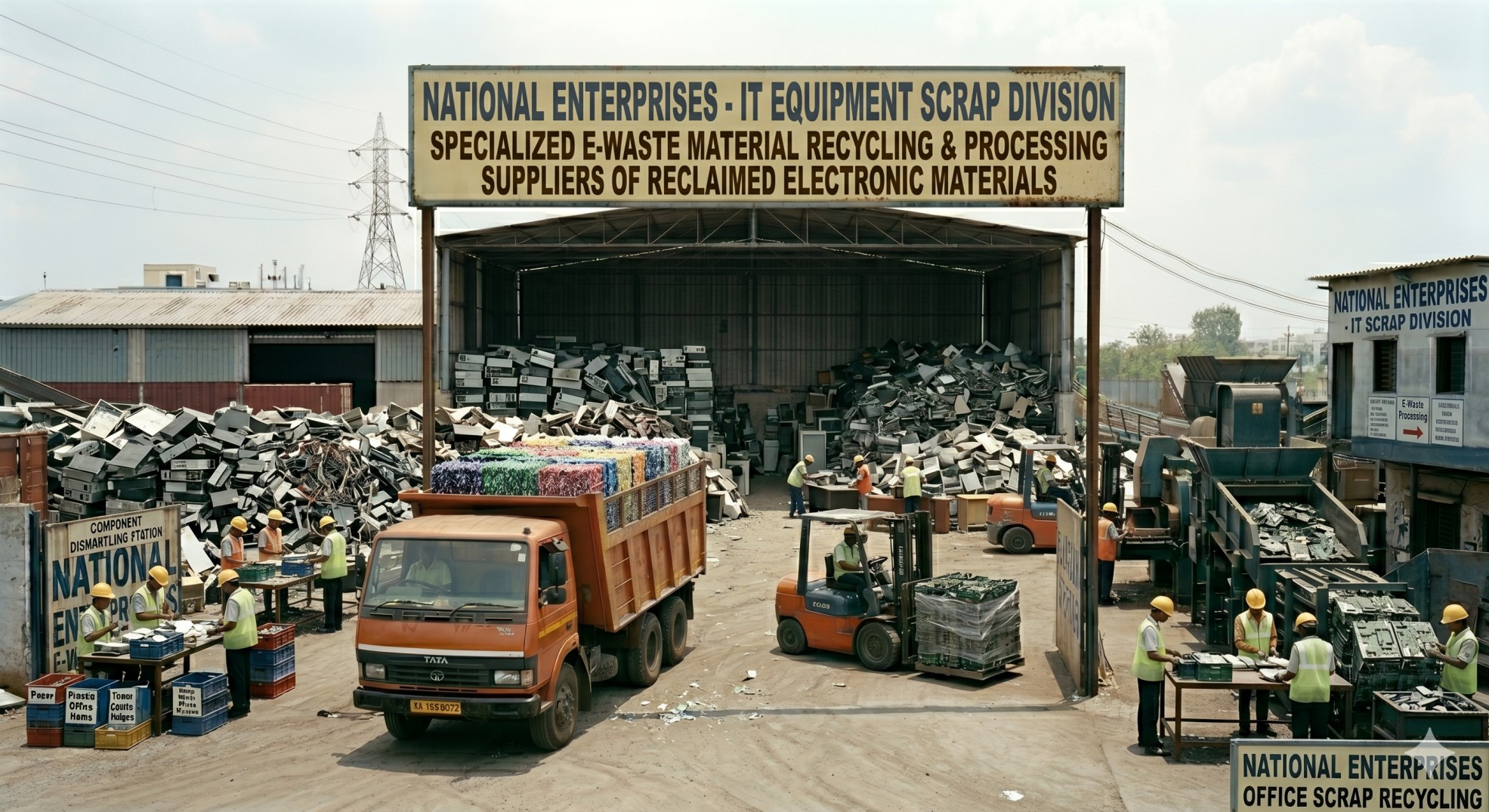 Industrial Scrap Background